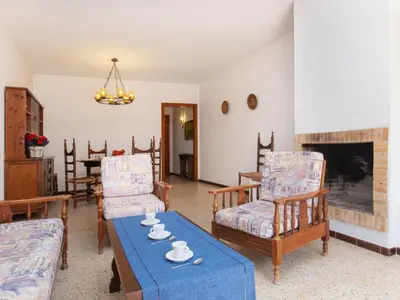Zona de estar de Apartment S'Esquirols Nº1 by Interhome