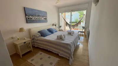 Cama o camas de una habitación en Blue Ocean