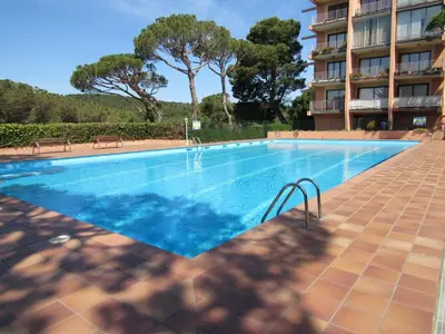 Piscina en o cerca de Los Pinos Apartament per 4 persones amb piscina comunitària a l'urbanització Los Pinos