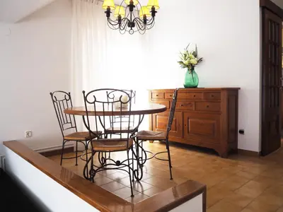 Zona de estar de Saromar I Apartament amb gran terrassa, per 6 persones a 5 minuts de la Platja Gran