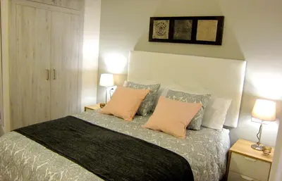 Cama o camas de una habitación en Tossa Unique Moments Apartment