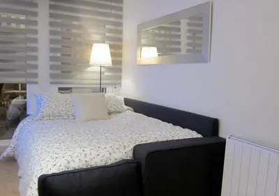 Cama o camas de una habitación en Tossa Unique Moments Apartment