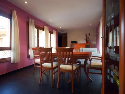 Zona de estar de Lets Holidays CENTRIC APARTMENT with POOL in TOSSA