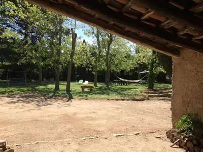 Jardín al aire libre en Can Perot CostaBravaSi