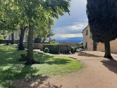 Jardín al aire libre en Can Perot CostaBravaSi