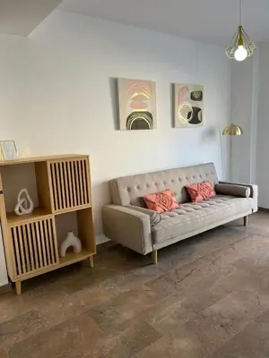 Zona de estar de Apartamentos Jardín Turquesa