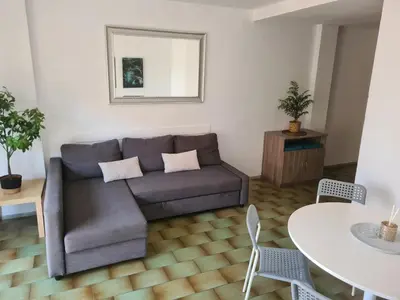 Zona de estar de Lloret Centre Apartment