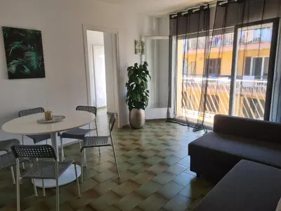 Zona de estar de Lloret Centre Apartment