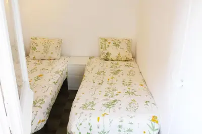 Cama o camas de una habitación en Lloret Centre Apartment