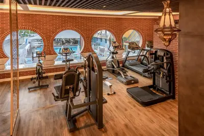 Gimnasio o instalaciones de fitness de Hotel Alhambra