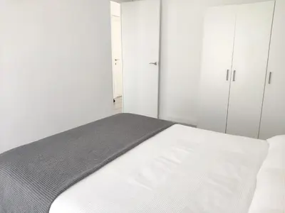 Cama o camas de una habitación en Atico Condal