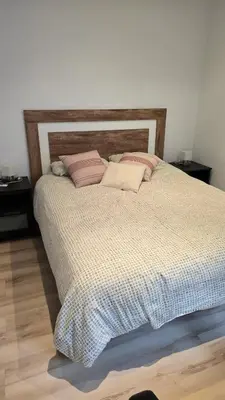 Cama o camas de una habitación en Charming House in Palamós near Beaches