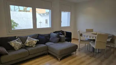 Zona de estar de Charming House in Palamós near Beaches