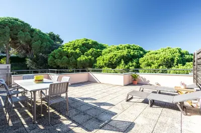 Jardín al aire libre en Apartment Sa Boadella beach, Lloret de Mar - Costa Brava