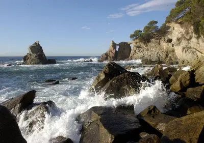 Paisaje cerca de esta villa