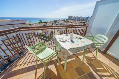 Un balcón o terraza de AR Apartaments Camps