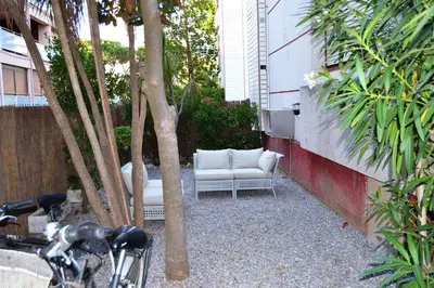 Jardín al aire libre en Apartamento con Jardín Platja d'Aro