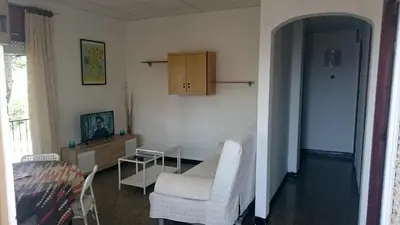Una televisión o centro de entretenimiento en Apartamentos Juan Jose