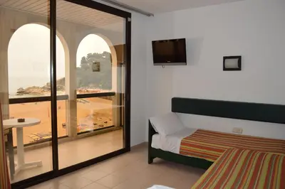 Cama o camas de una habitación en Apartaments Rosanna