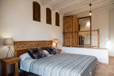 Cama o camas de una habitación en Mas Tomas