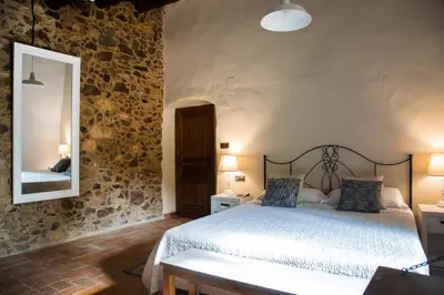 Cama o camas de una habitación en Mas Tomas