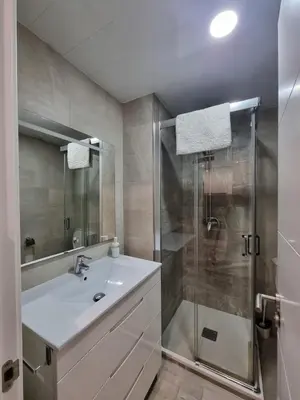 Un baño de Apartamento Puerto Blanes