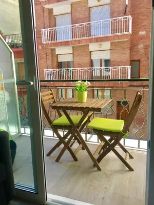 Un balcón o terraza de Apartamento Puerto Blanes
