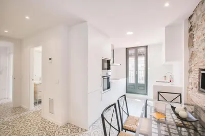Una cocina o zona de cocina en Flateli Rambla 5 2-1