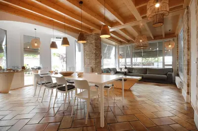 Zona de estar de B&B Sant Pol - Adults Only