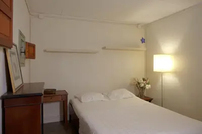 Cama o camas de una habitación en Apartamento Mas Babu