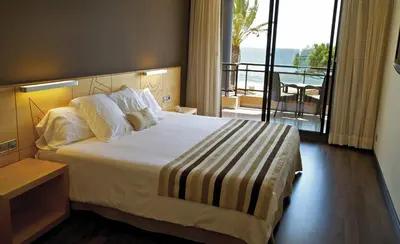 Cama o camas de una habitación en Hotel Restaurant Sant Pol