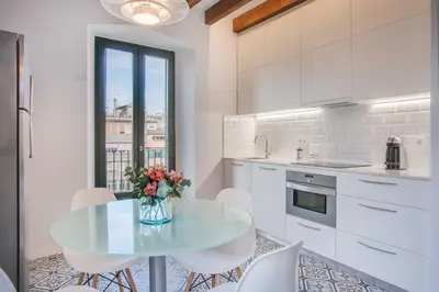 Una cocina o zona de cocina en Flateli Rambla 5 3-2