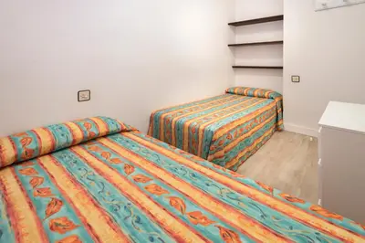 Cama o camas de una habitación en Apartments Sorrabona