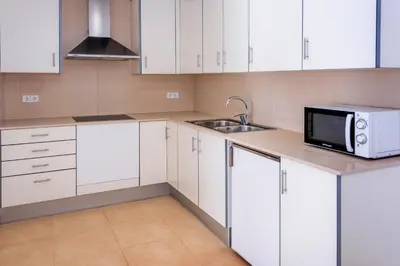 Una cocina o zona de cocina en Apartments Sorrabona