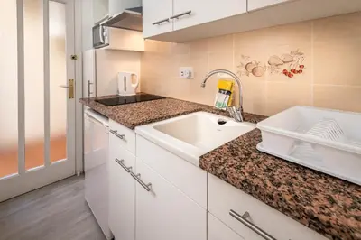 Una cocina o zona de cocina en Apartments Sorrabona