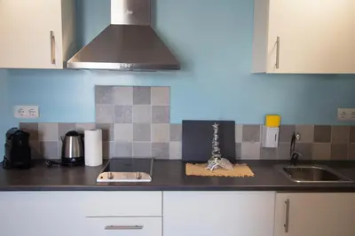 Una cocina o zona de cocina en Apartamentos Comfort Calella