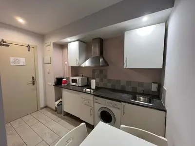 Una cocina o zona de cocina en Apartamentos Comfort Calella