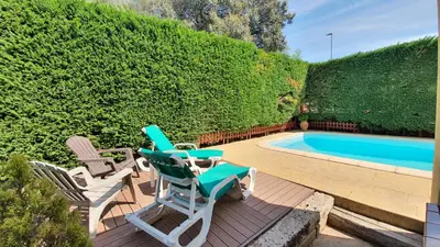 Piscina en o cerca de Villa Pals Carles Piscina