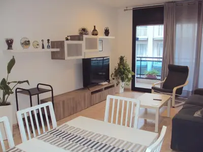 Una televisión o centro de entretenimiento en Apartamento Victor