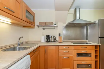 Una cocina o zona de cocina en Apartamento céntrico en Girona