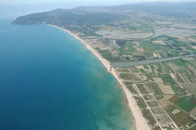 Paisaje cerca de esta villa