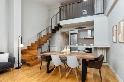 Una cocina o zona de cocina en Flateli Nord