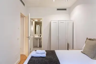 Cama o camas de una habitación en Flateli Nord