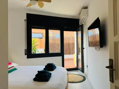 Una televisión o centro de entretenimiento en Casa Dolce Vita