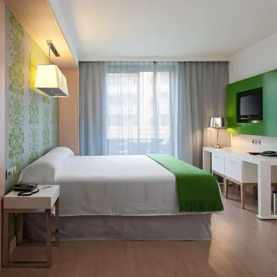Cama o camas de una habitación en DoubleTree by Hilton Girona
