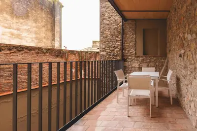 Un balcón o terraza de Bravissimo Força 17, Barri Vell apartments