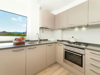 Una cocina o zona de cocina en Apartment Blau by Interhome