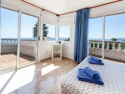 Cama o camas de una habitación en Villa Macedonia by Interhome