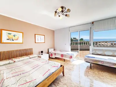 Cama o camas de una habitación en Villa Macedonia by Interhome