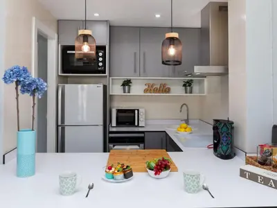 Una cocina o zona de cocina en Apartment Lotus by Interhome